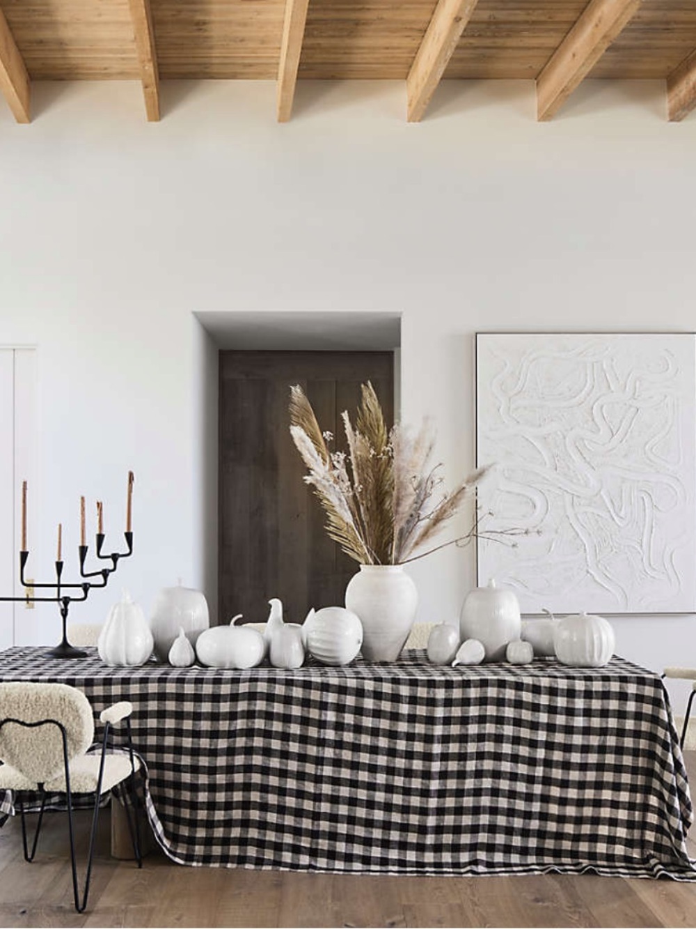 New! Crate&Barrel Glossy White Ceramic Pumpkin Accent LARGE - Picture 7 of 7